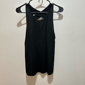 Apana Black Cross-Back Tank Top